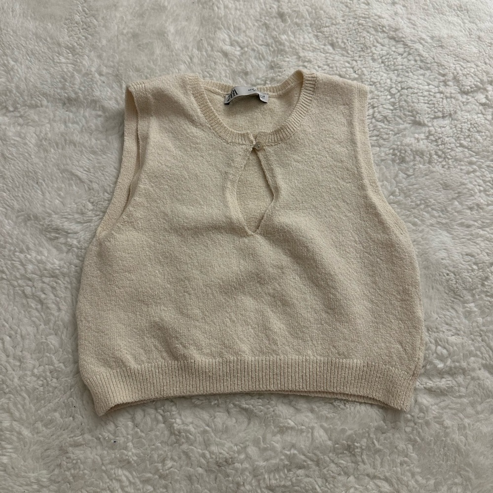 Zara Cream Top